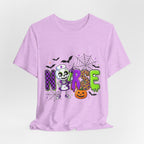 Halloween Nurse T-Shirt — Cute Skeleton, Pumpkin & Spiderweb Nurse Tee