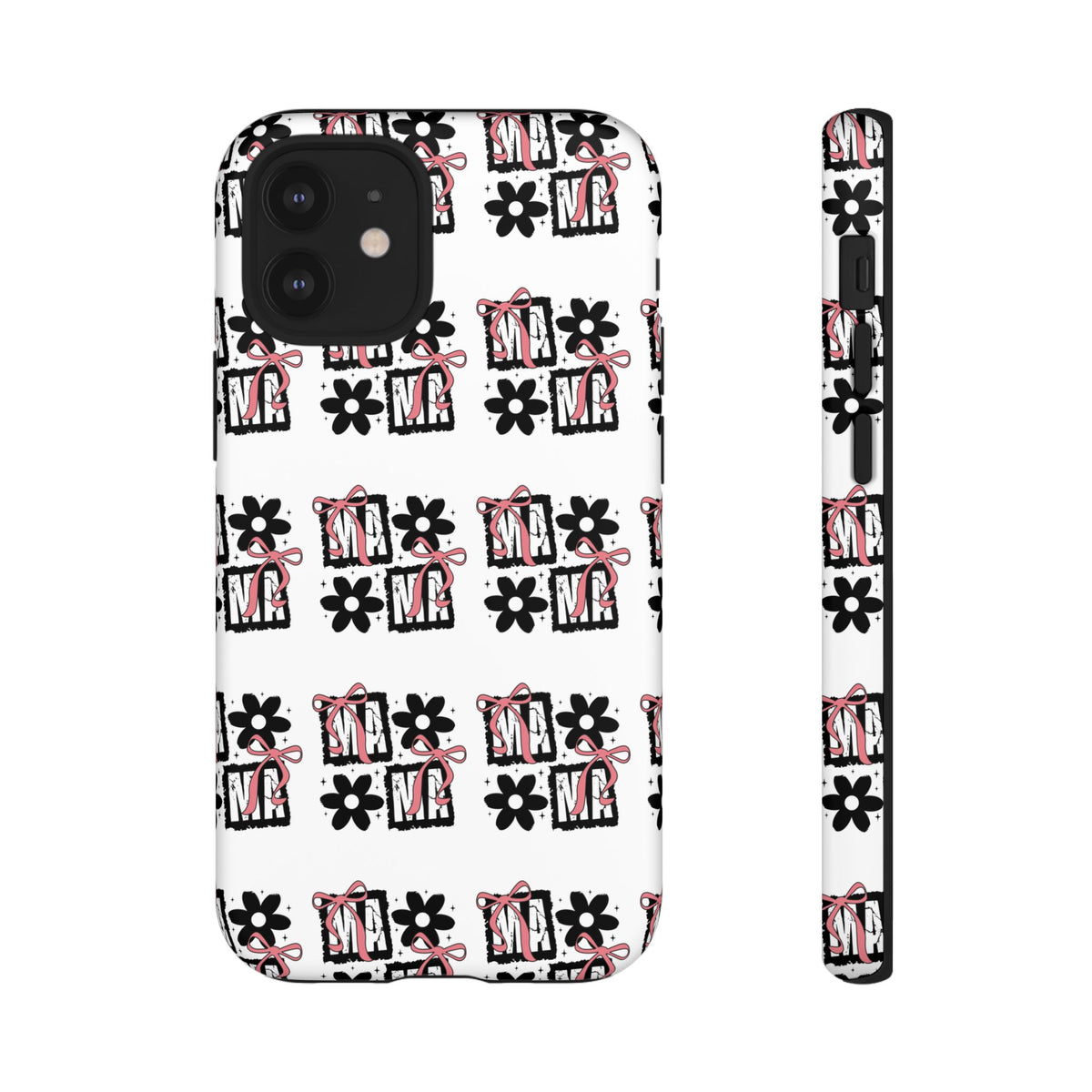 Patterned Tough Phone Case – Floral Gift Box Repeat Design