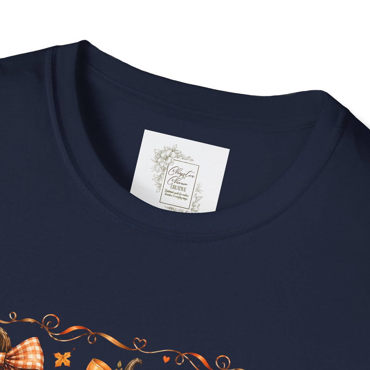 Fall Plaid Pumpkins T-Shirt — Autumn Harvest Graphic Tee