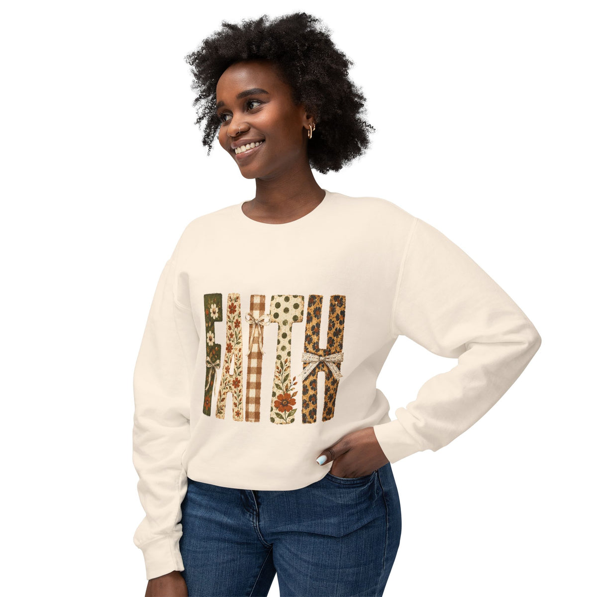 Faith Floral Crewneck Sweatshirt