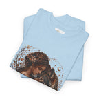 Vintage Woodland Goddess T-Shirt — Woman with Fox Graphic Tee