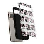 Patterned Tough Phone Case – Floral Gift Box Repeat Design